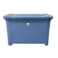 ราคา โลตัสกล่องล้อเลื่อนสีเทาฟ้า 100 ลิตร ขนาด 49X70X41 ซม. LOTUSS (73991686)