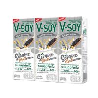 ราคา วีซอย นมถั่วเหลือง สูตรงา มอลต์ 180 มล. แพ็ค 3 V-SOY (170028559)