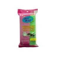 ราคา WB แผ่นใยขัดพร้อมฟองน้ำ แพ็ค 3 ชิ้น WIN BRITE (51679616)