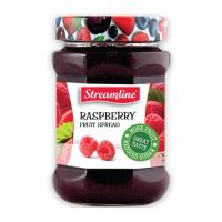 สตรีมไลน์ แยมราสพ์เบอร์รี่ สูตรลดปริมาณน้ำตาล 400กรัม (Streamline Reduced Sugar Raspberry Jam 400g)
