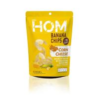 ราคา หอมกล้วยทอดอบกรอบรสคอร์นชีส 40 กรัม HOM (51630328)