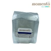 ราคา โมเมนโต ถาดฟรอยสี่เหลี่ยม พร้อมฝา NO.4001 10ชุด MOMENTO (51303837)