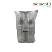 ราคา โมเมนโต แก้วPETใส 16OZ ปาก 95มม 50ใบ MOMENTO (51254007)