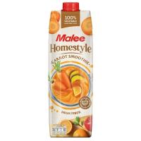 ราคา มาลีโฮมสไตล์ น้ำแครอท+ผลไม้รวม100%1000มล MALEE (51546526)
