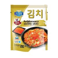 ราคา คิงเชฟ กิมจิผักกาดขาวไข่กุ้งแช่แข็ง 200ก KING CHEF (51668641)