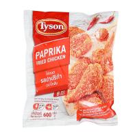 ไทสัน ไก่ทอดรสปาปริก้าแช่แข็ง 600 กรัม TYSON (51908986)