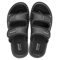 ราคา ADDA รองเท้าแตะหนังPUบุรุษสีดำ ไซส์ 7 ADDA (51840051)