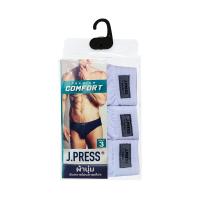 J.PRESS กางเกงชั้นในชายแพ็ค 3 ตัว สีขาว ไซส์ XL J.PRESS (51896368)