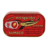ราคา ซูมาโก ปลาซาร์ดีนในซอสมะเขือเทศ 125กรัม SUMACO (52010623)