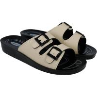 ราคา AEROSOFT รองเท้าแตะสตรีสีครีม ไซส์ 39 AEROSOFT (51645207)