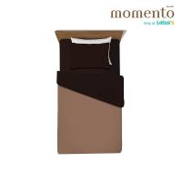 ราคา โมเมนโตผ้าปูไมโคร BROWN TONE 3.5ฟ+ผ้านวม MOMENTO (51778672)
