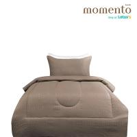 ราคา MTผ้าปูเสมือนคอตตอน OVALTINE 3.5ฟุต+ผ้านวม MOMENTO (51774503)