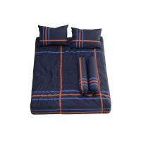 ราคา ซาตินพลัสผ้าปูน้ำเงิน 6ฟุต5ชิ้น LK028 SATIN (51810283)