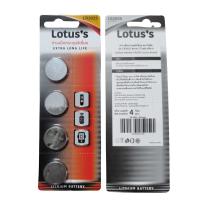 LOTUSS ถ่านกระดุมอัลคาไลน์ CR-2025 3V LOTUSS (52098501)