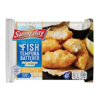ราคา ซันนี่เดย์ ปลาชุบแป้งทอดฟริทเทอร์แช่แข็ง 250 กรัม SUNNY DAY (51604268)