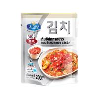 ราคา คิงเชฟ กิมจิผักกาดขาวผสมแมงกระพรุนแช่แข็ง 200ก KING CHEF (51668658)