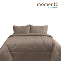 ราคา MTผ้าปูเสมือนคอตตอน OVALTINE 5ฟุต+ผ้านวม MOMENTO (51774478)