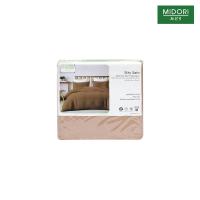 ราคา มิโดริผ้าปูไมโครซาติน สีน้ำตาล 6 ฟุต MIDORI (52096388)