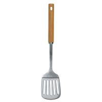 ราคา แฟคเคลมานตะหลิวสแตนเลสมีร่องด้ามไม้ FACKELMANN (51714155)