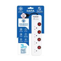 ราคา DATA ปลั๊กไฟ 4ช่อง 4สวิทซ์ 3M HM4496M DATA (52169470)