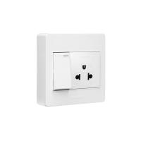 ราคา HACO สวิตช์ 1ช่อง+ปลั๊กกราวเดี่ยว 1ช่อง HACO (51752846)