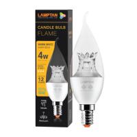 ราคา LAMPTAN หลอดLEDบับเฟรม 4W E14 แสงเหลือง LAMPTAN (51708192)