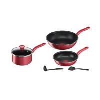TEFAL ชุดกระทะโซเชฟ 6 ชิ้น G135S695 TEFAL (50740879)