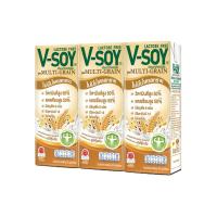 ราคา วีซอยแคลเซียมสูงมัลติเกรน 230มล. แพ็ค 3 V-SOY (170449591)