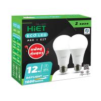 ราคา HIET หลอดไฟ LED BULB 12W E27 แสงขาว แพ็ค 2 HIET (52181310)