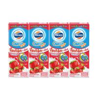 ราคา โฟร์โมสต์โยเกิร์ต สตรอเบอรี่ 170มล แพ็ค 4 FOREMOST (170429125)