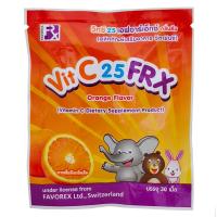 ราคา วิทซี 25 FRX กลิ่นส้ม (ซอง) VIT C (52170703)