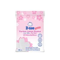 ราคา ดีนี่สำลีแผ่นบริสุทธิ์รีดขอบ 100แผ่น D-NEE (52143114)