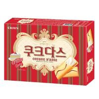 ราคา คราวน์ขนมปังกรอบสอดไส้ครีม128กรัม CROWN (52176518)
