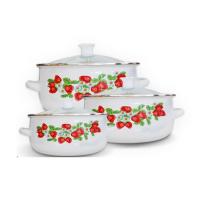 ราคา ชุดหม้ออินาเมล ลายสตอเบอรี่#POT602 (51720441)