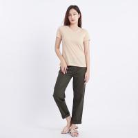 ราคา เสื้อคอวีสีพื้น กากี L ME STYLE (52078364)