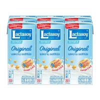 ราคา แลคตาซอยนมถั่วเหลืองรสหวาน200มล แพ็ค 6 LACTASOY (170495725)