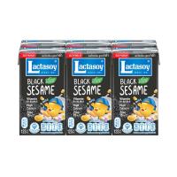 ราคา แลคตาซอยนมถั่วเหลืองผสมงาดำ 125มล แพ็ค 6 LACTASOY (170495736)