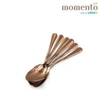 ราคา MOMENTOช้อนเรียบปลายมนโรสโกลด์20ซม.6ชิ้น MOMENTO (52215122)