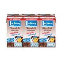 ราคา แลคตาซอยนมถั่วเหลืองรสชอคโกแลต125มล แพ็ค 6 LACTASOY (170428881)