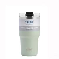 ราคา TYESOแก้วสแตนเลสฝาปิดเขียว 600ML.304 TYESO (52232078)