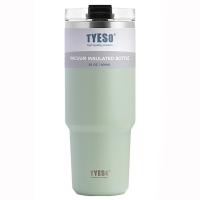 ราคา TYESOแก้วสแตนเลสฝาปิดเขียว 900ML.304 TYESO (52232118)