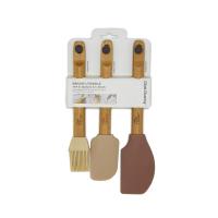 ราคา ไม้พาย2ชิ้น+แปรงซิลิโคน1ชิ้น#HB8675 (52219982)