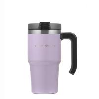 ราคา TYESOแก้วสแตนเลสฝาปิดมีหูจับม่วง600ML304 TYESO (52232176)