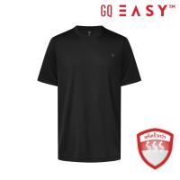 GQ EASY เสื้อกีฬาคอกลมสีดำ M GQ (51886117)