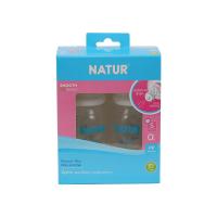 ราคา เนเจอร์ขวดนมสมูทไบโอมิมิค 4 ออนซ์ แพ็ค2 NATUR (51887617)