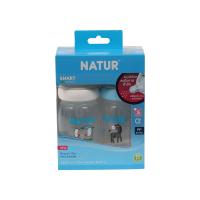 ราคา เนเจอร์ขวดนมสมาร์ทไม่ดูดไม่ไหลPP 5 ออนซ์ X2 NATUR (51346596)