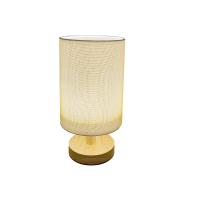 ราคา โคมไฟ LED บุผ้าทรงกลมฐานไม้ (52216357)