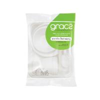 ราคา เกรซ ชุดภาชนะ ปิ้งย่าง ชาบู 16 ชิ้น GRACZ (51922899)