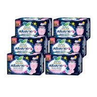 ราคา ลอรีเอะ ผ้าอนามัยซอฟท์แอนด์เซฟกลางคืนมีปีก 4ชิ้น แพ็ค 6 ห่อ LAURIER (24534218)