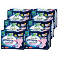 ราคา ลอรีเอะ ผ้าอนามัยซอฟท์แอนด์เซฟไนท์มีปีก 4ชิ้น แพ็ค 6 ห่อ LAURIER (24263826)